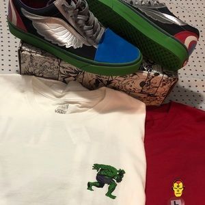 Vans - Marvel Avengers w/ Hulk and Iron Man Tees